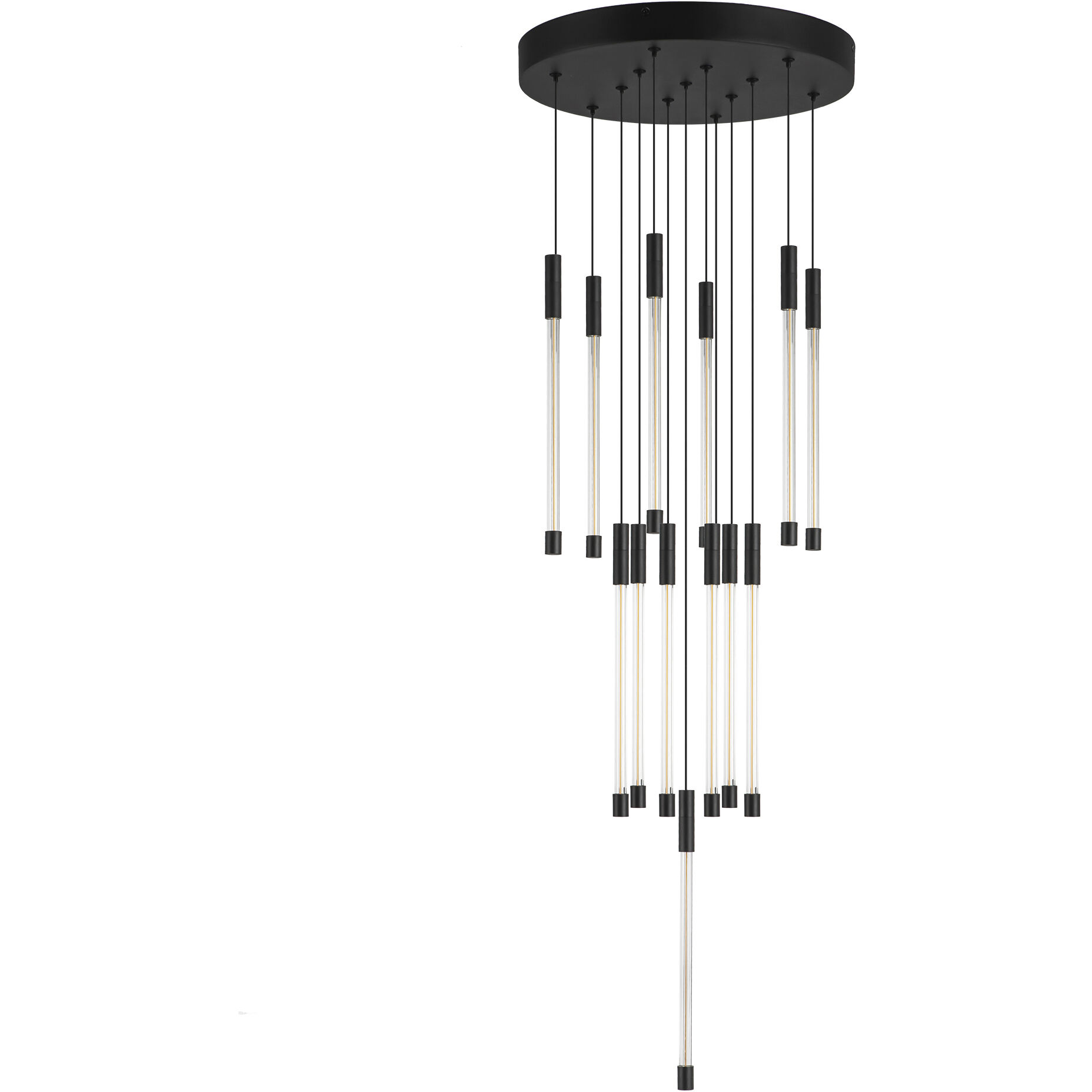 Motif Multi Pendant Ceiling Light in Black