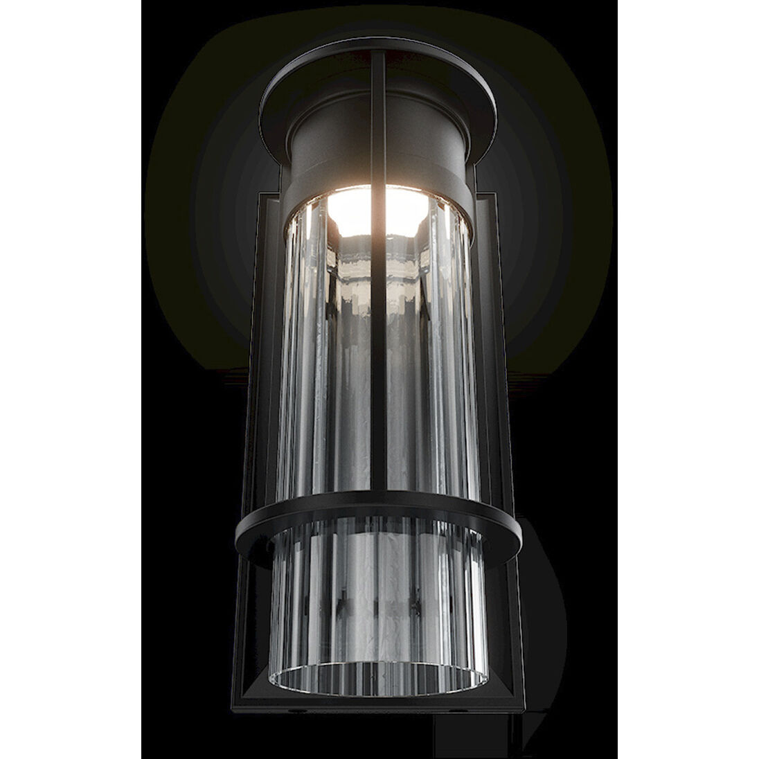 Offshore LED 10.5 inch Black Outdoor Wall Light, dweLED