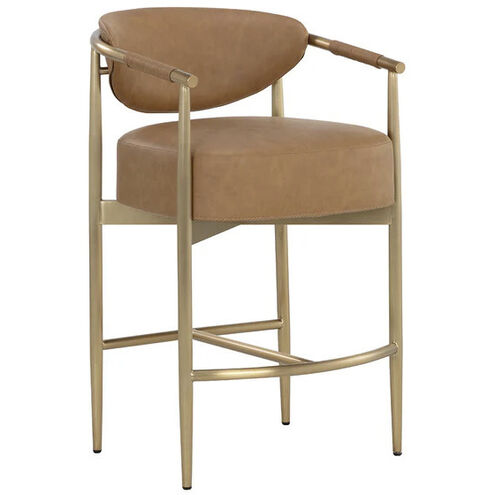 Heloise 36 inch Bravo Black Counter Stool in Cantina Black