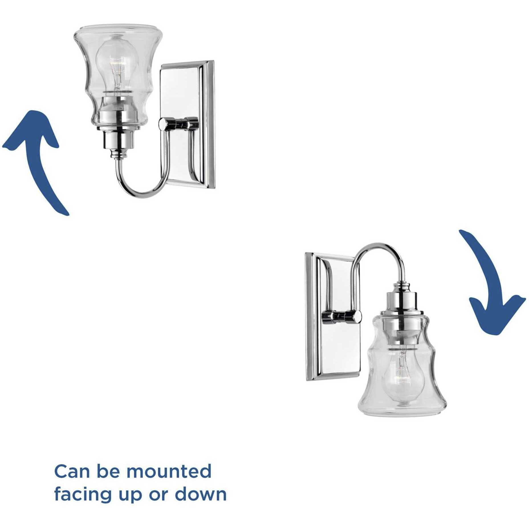 Litchfield 1 Light 5 inch Polished Chrome Bath Vanity Wall Light