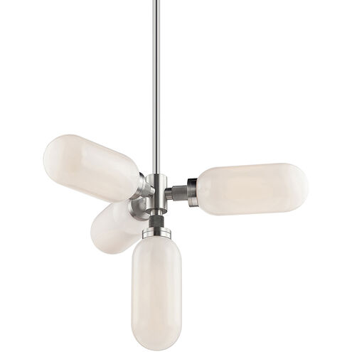Annex 4 Light 31.5 inch Anodized Aluminum Chandelier Ceiling Light