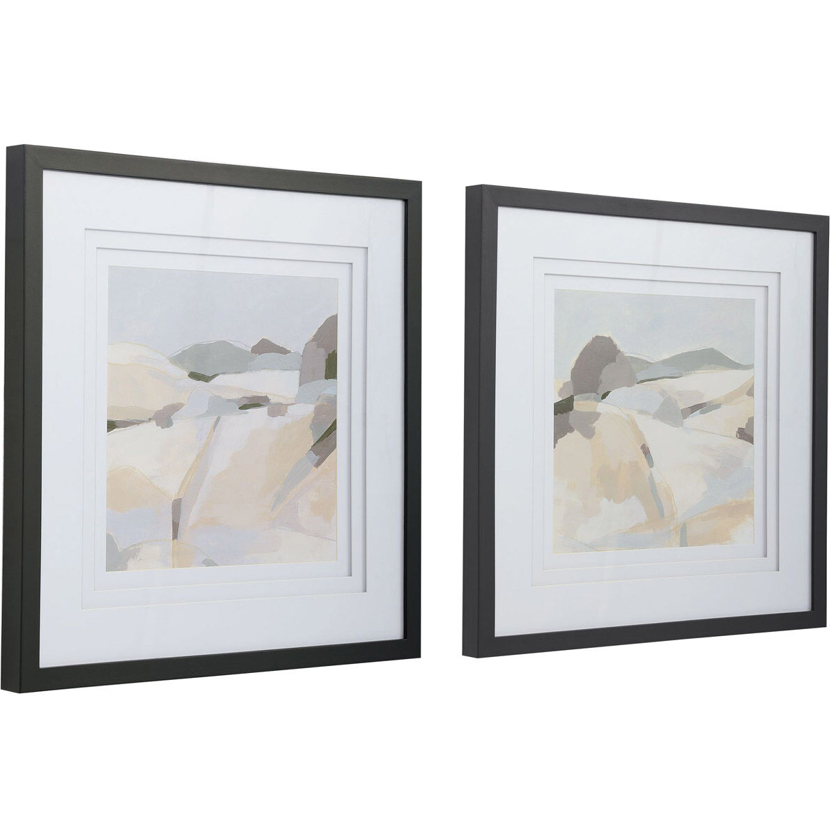 Western Landscape 30 X 30 inch Modern Prints, Set of 2