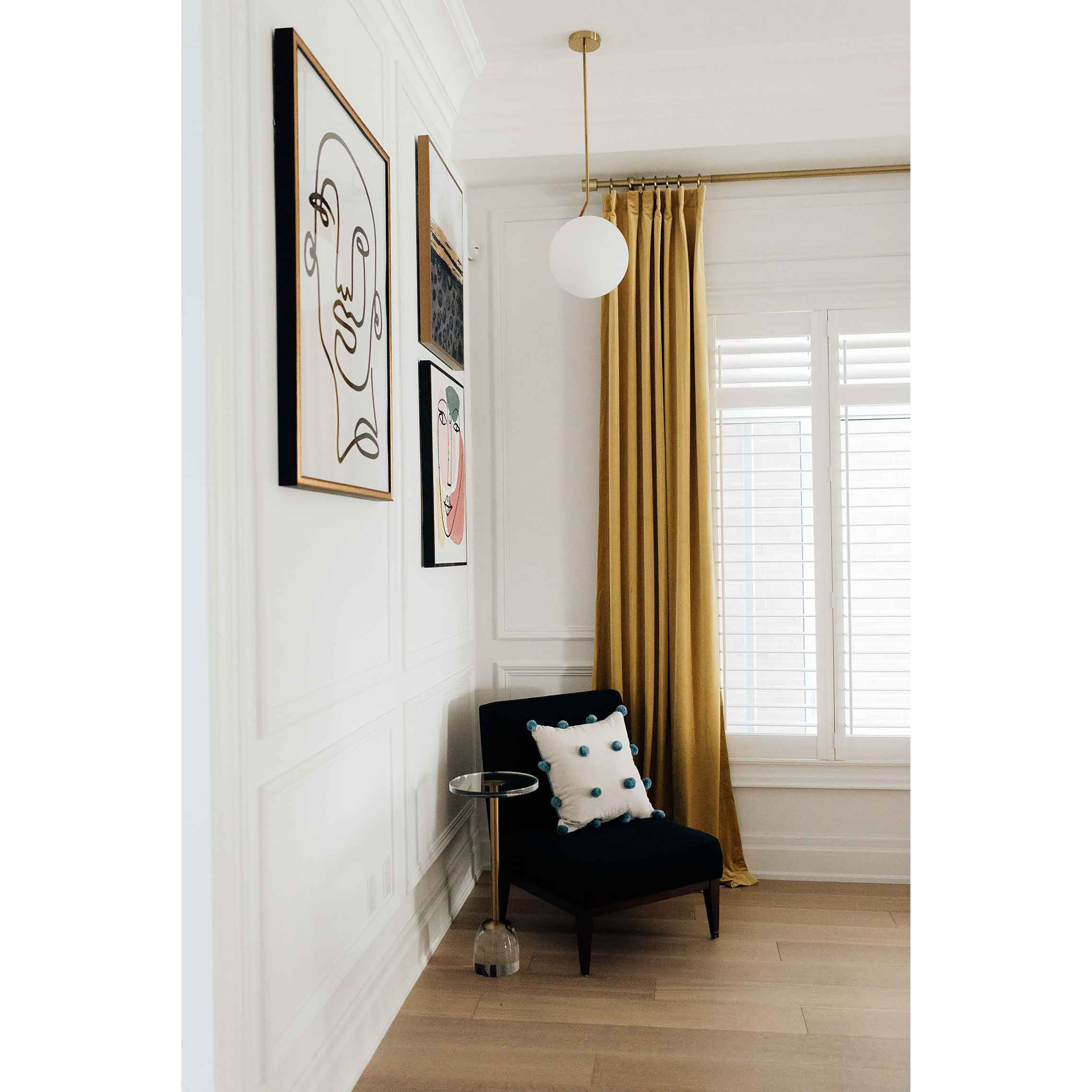 Dainolite ORN 141P GLD Orion 1 Light 14 inch Gold Pendant Ceiling Light