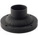 Isaac 7 inch Vintage Black Outdoor Pier Mount Base
