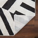 Optika 36 X 24 inch Black/White Rug in 2 x 3