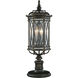 Warwickshire 3 Light 32 inch Black Outdoor Adjustable Pier/Post Mount