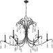 Amara 6 Light 58.75 inch Matte Black Chandelier Ceiling Light