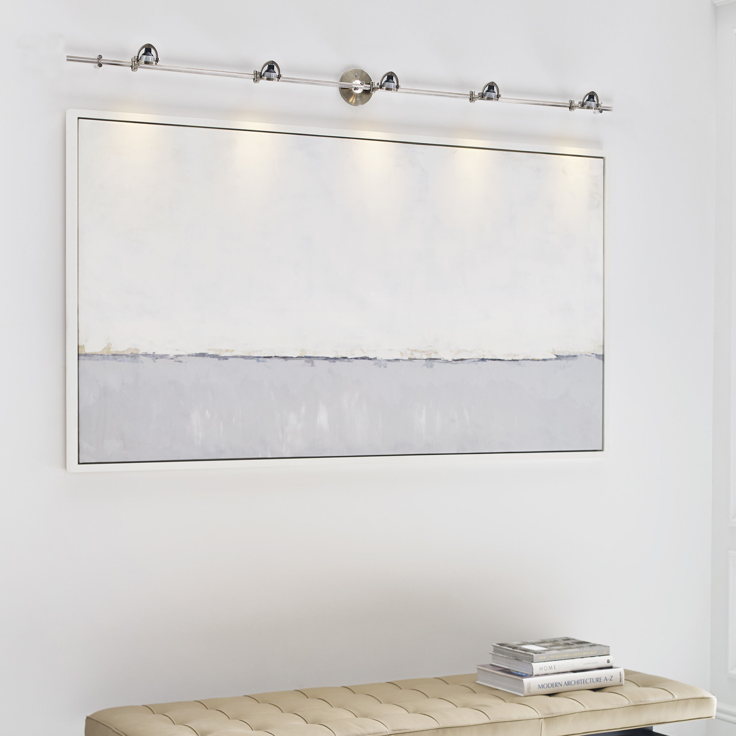 Sean Lavin John 1 Light Satin Nickel Low-Voltage Track Head Ceiling Light