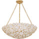 Palla 6 Light 24.5 inch Antique Gold Chandelier Ceiling Light