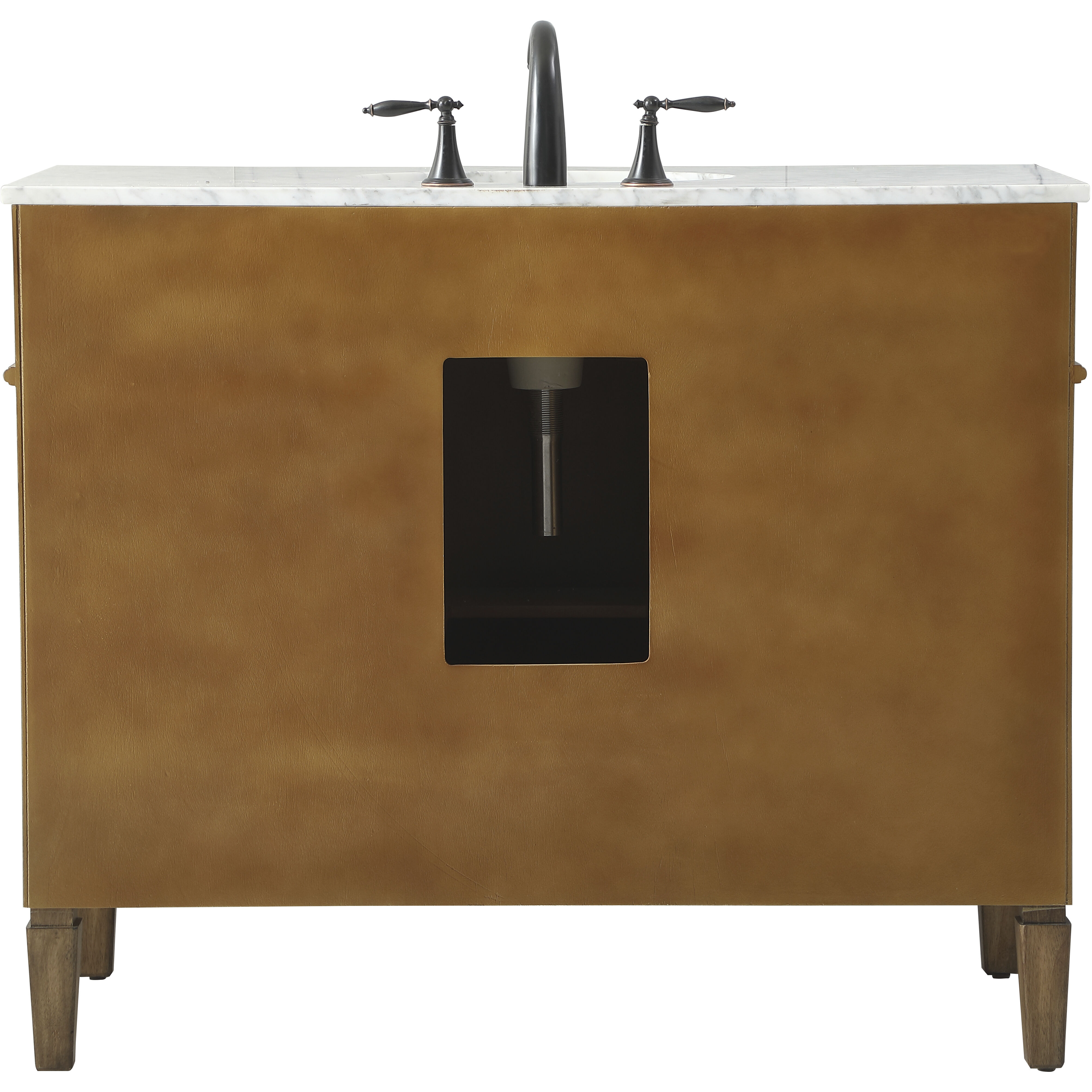 Park Avenue 42 X 22 X 35 inch Driftwood Vanity Sink Set