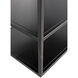 Downtown A Matte Black Bookcase
