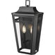 Sumerlin 2 Light 19 inch Powder Coated Black Outdoor Wall Sconce