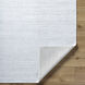Grandeur 108 X 72 inch Light Silver Handmade Rug in 6 x 9
