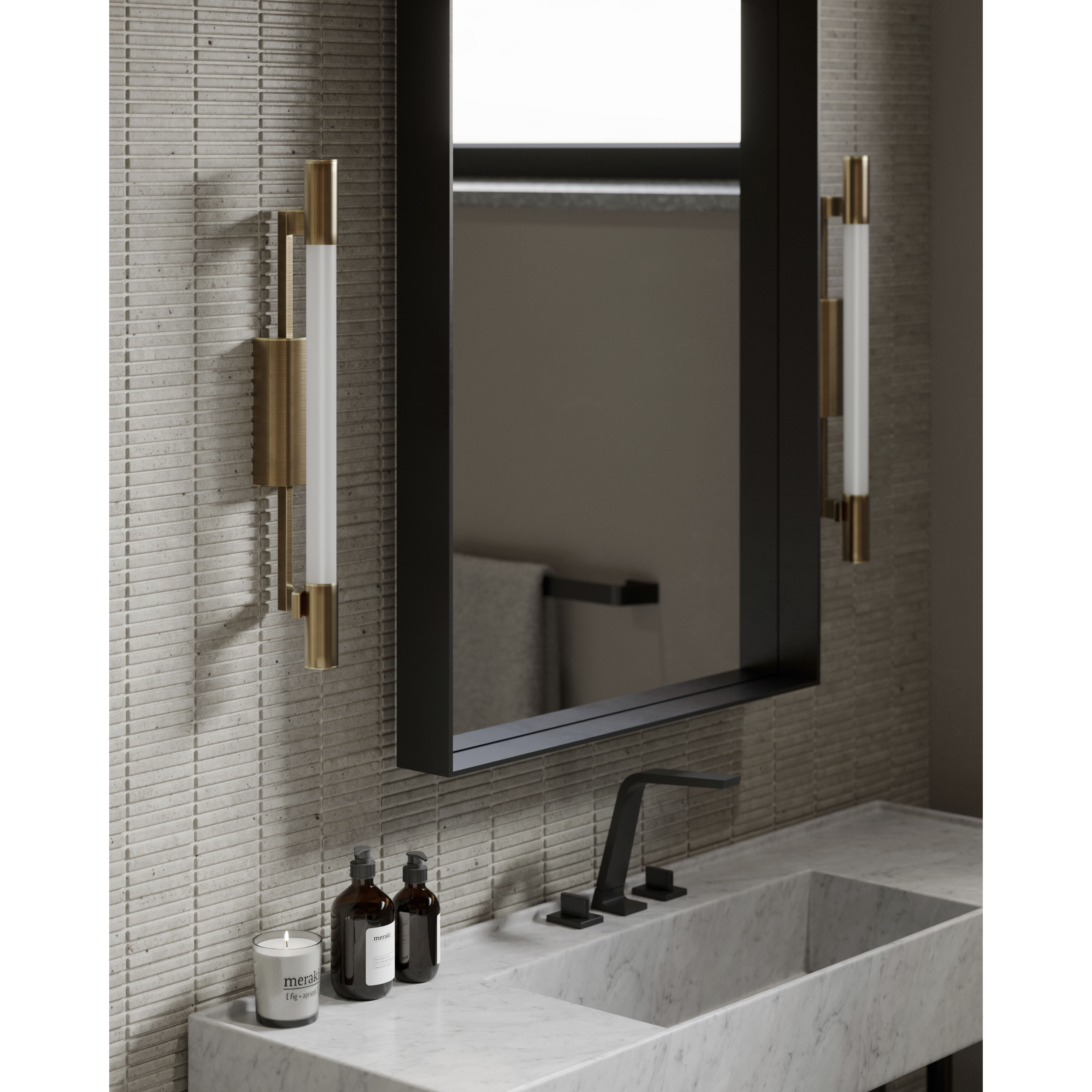 Merced 2 Light 2.75 inch Patina Brass ADA Wall Sconce Wall Light