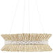 Seychelles 6 Light 33 inch Mole Black Chandelier Ceiling Light, Jamie Beckwith Collection