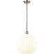 Ballston White Venetian 1 Light 13.75 inch Pendant