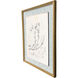 Botanical Sketch IV Gray and Beige and Neutral and Sepia Framed Art