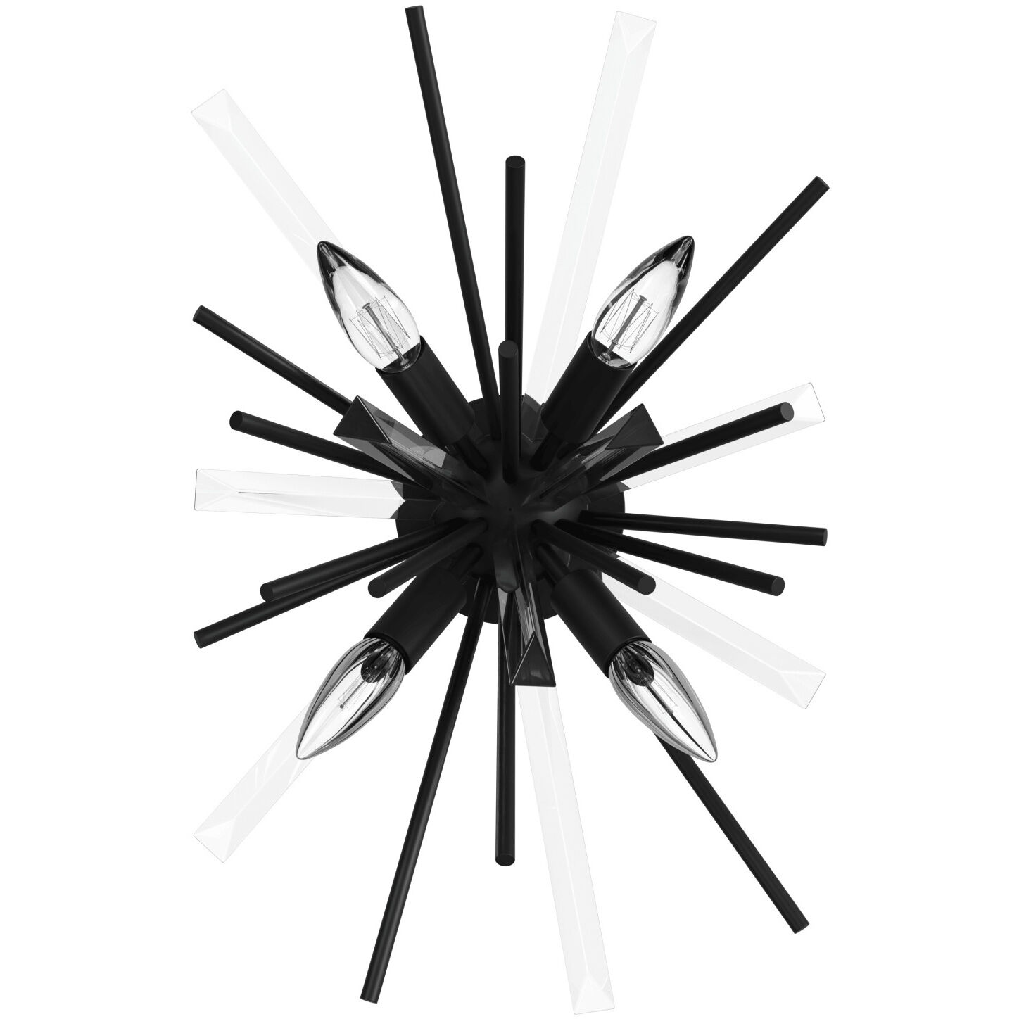 Palisades Ave. Wall Sconce Wall Light in Black