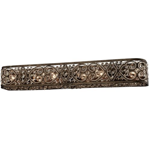 Amherst 6 Light 34 inch Antique Bronze Vanity Light Wall Light