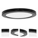 ModPLUS LED 12 inch Black Flush Mount Ceiling Light