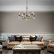Pennington 6 Light 28 inch Hand Applied Venetian Golden Bronze Chandelier Ceiling Light