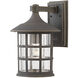 Freeport Coastal Elements Outdoor Wall Mount Lantern in Oil Rubbed Bronze