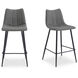 Alibi 37 inch Grey Counter Stool