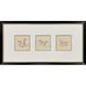 French Pointer Series Brown and Beige Framed Art