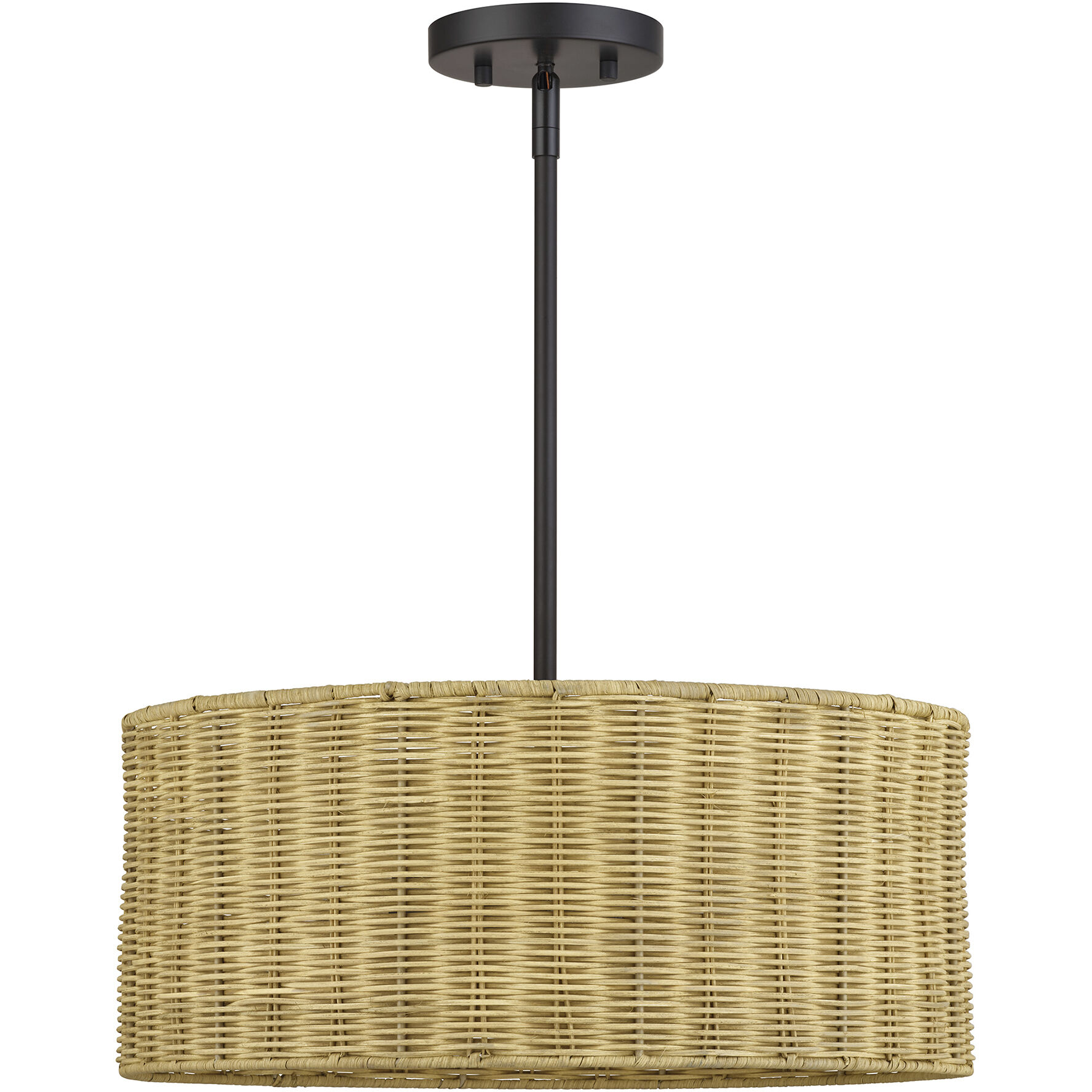 Weavington 3 Light 18 inch Bronze Pendant Chandelier Ceiling Light
