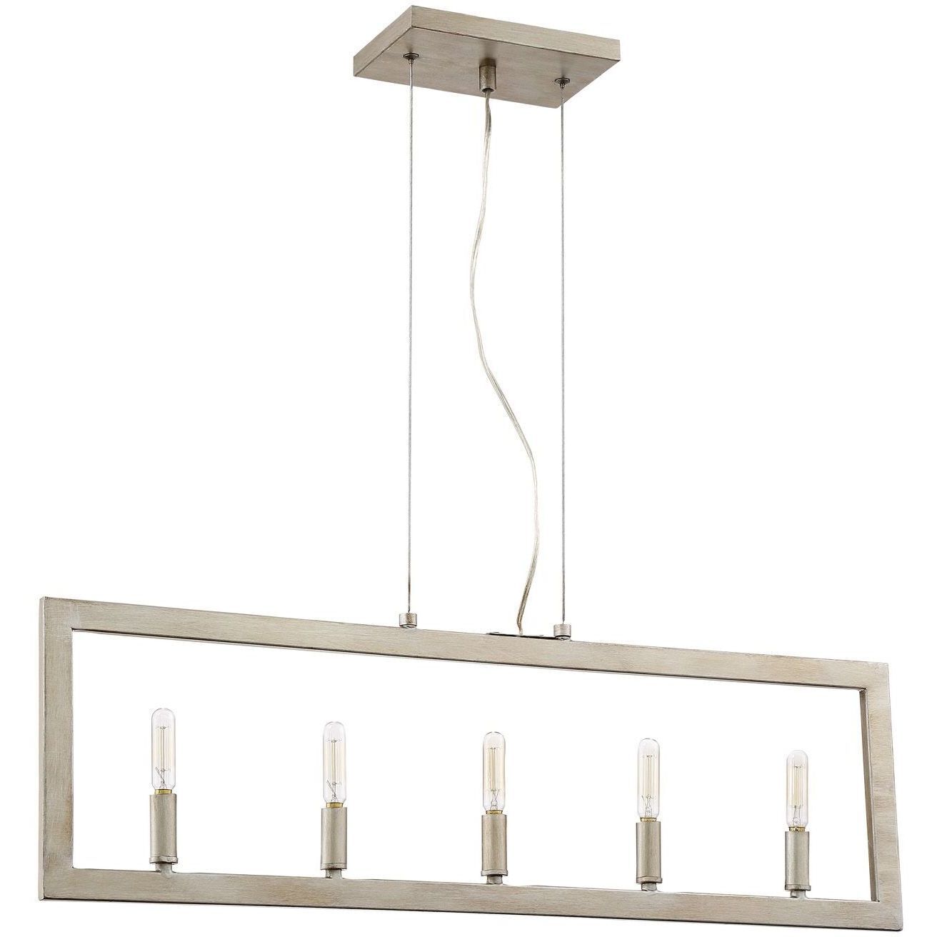 Portrait 5 Light 32 inch Gold Twilight Island Light Ceiling Light