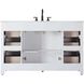 Alina 54 X 34 inch White Bathroom Vanity Cabinet