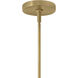 Molly 1 Light 12 inch Lacquered Brass Pendant Ceiling Light