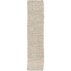 Reeds 36 X 24 inch Charcoal/Cream Rugs, Jute