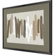 Strokes in Brown Brown and Beige and Neutral Framed Art