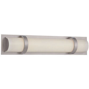 Vie LED 18 inch Brushed Nickel Bath & Wall Light in 3000K, 18in, dweLED
