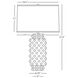 Dolly 27.5 inch 150 watt Daisy Glazed Textured Ceramic Table Lamp Portable Light in Fondine