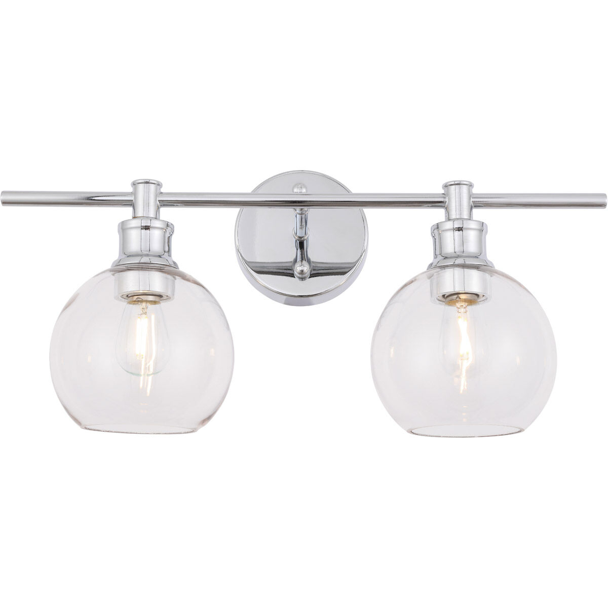 Collier 2 Light 19 inch Chrome Wall sconce Wall Light