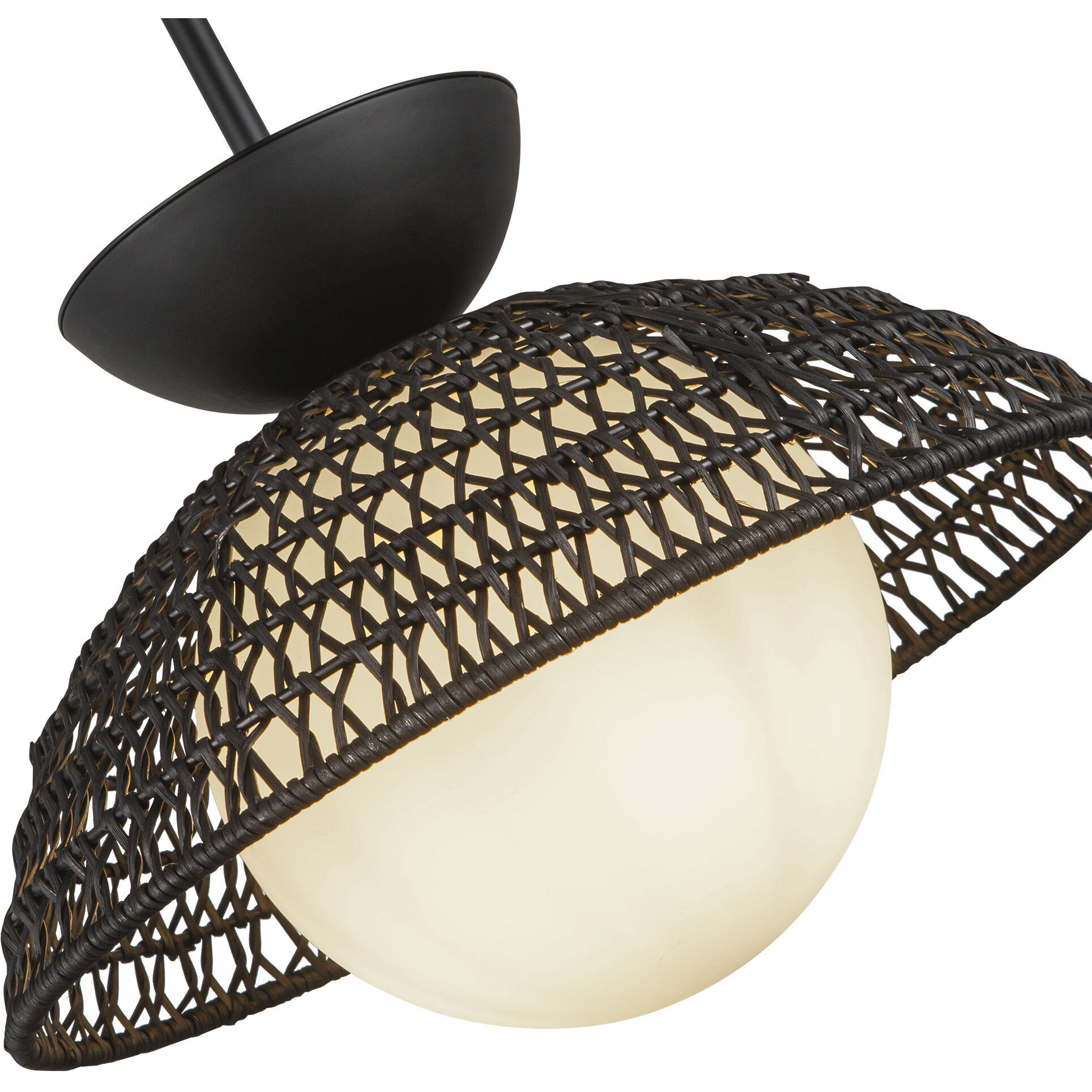 Alora Mood Perth Pendant Ceiling Light in Matte Black