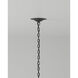 Shipwright 6 Light 38.5 inch French Black/Smokewood/Natural Abaca Rope Chandelier Ceiling Light