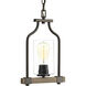 Barnes Mill 1 Light 9 inch Antique Bronze Mini-Pendant Ceiling Light