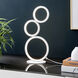 Fedora 17.25 inch 10.00 watt White Table Lamp Portable Light