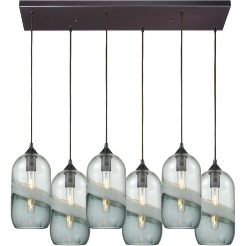 Sutter Creek 6 Light 32 inch Oil Rubbed Bronze Mini Pendant Ceiling Light