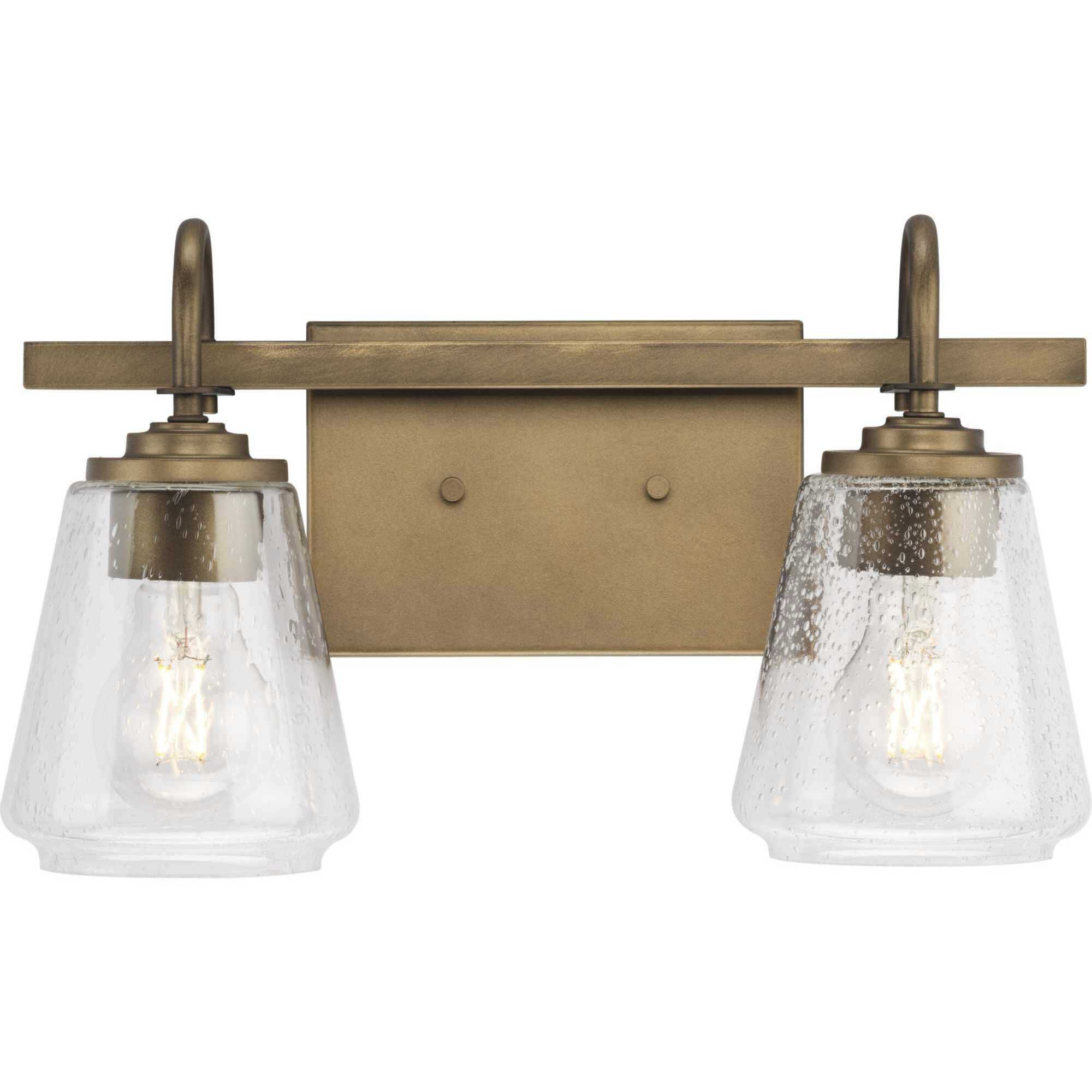 Martenne 2 Light 14 inch Aged Bronze Bathroom Vanity Light Wall Light