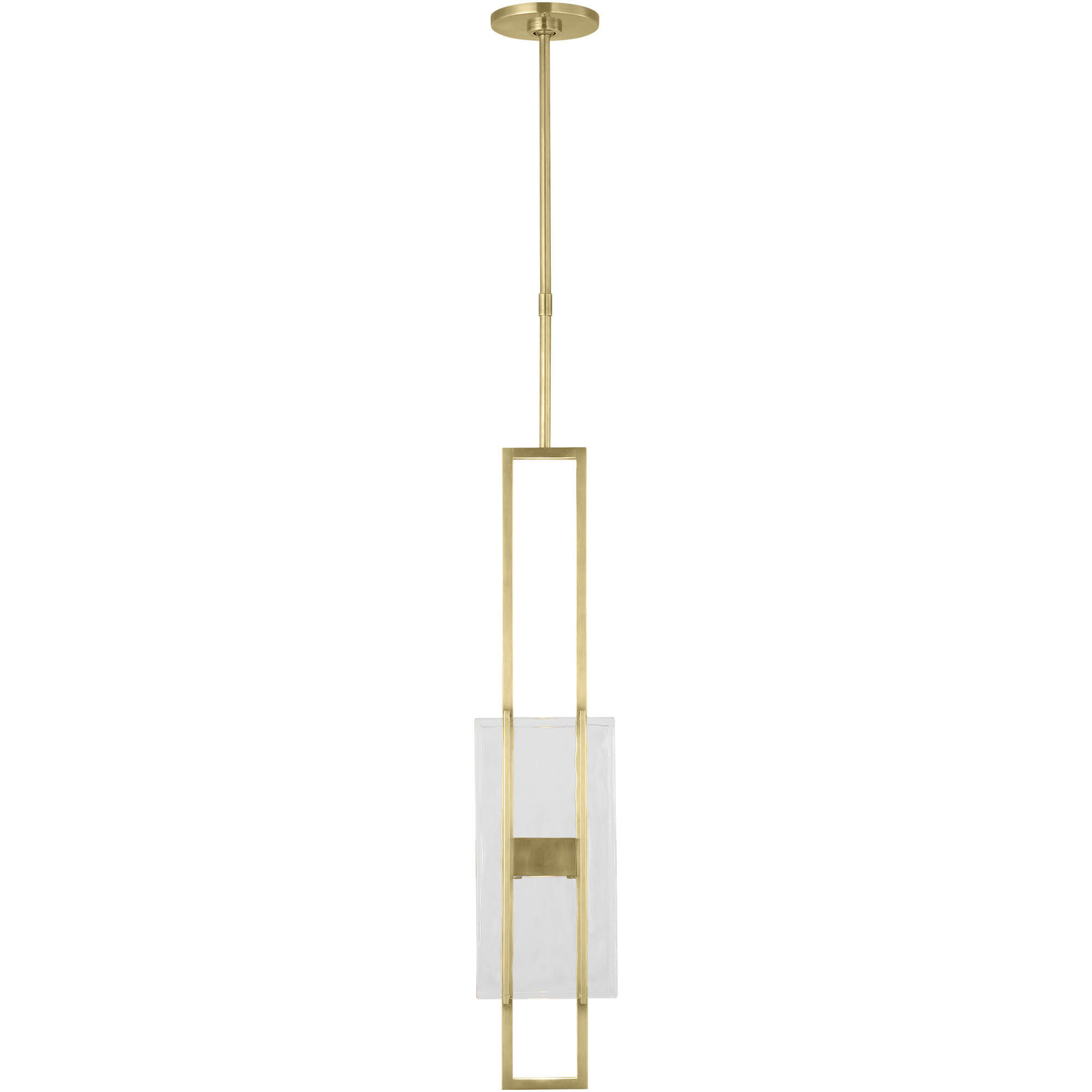 Mick De Giulio Duelle LED 4.8 inch Hand-Rubbed Antique Brass Pendant Ceiling Light