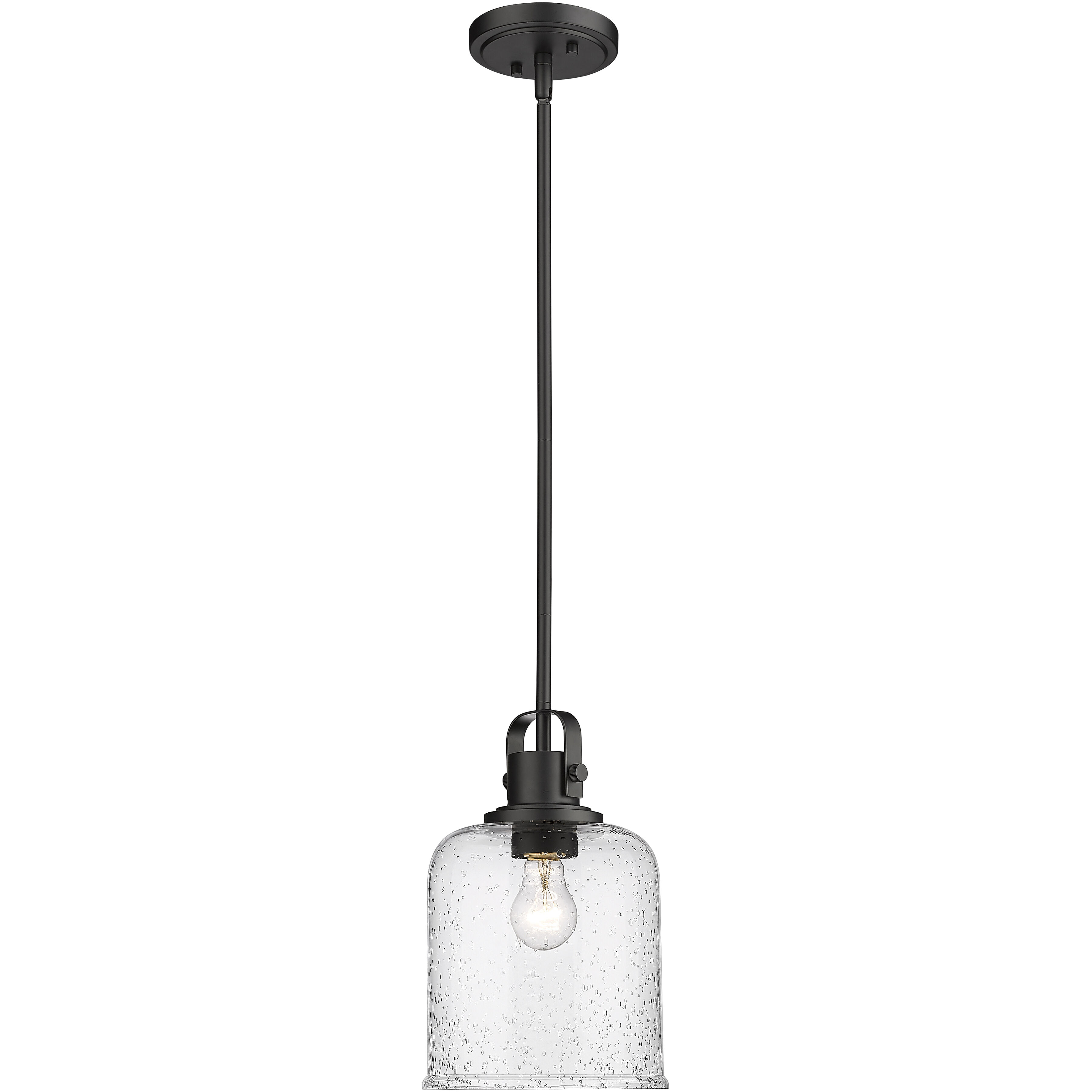 Kinsley 1 Light 8 inch Matte Black Pendant Ceiling Light