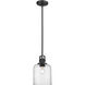 Kinsley 1 Light 8 inch Matte Black Pendant Ceiling Light