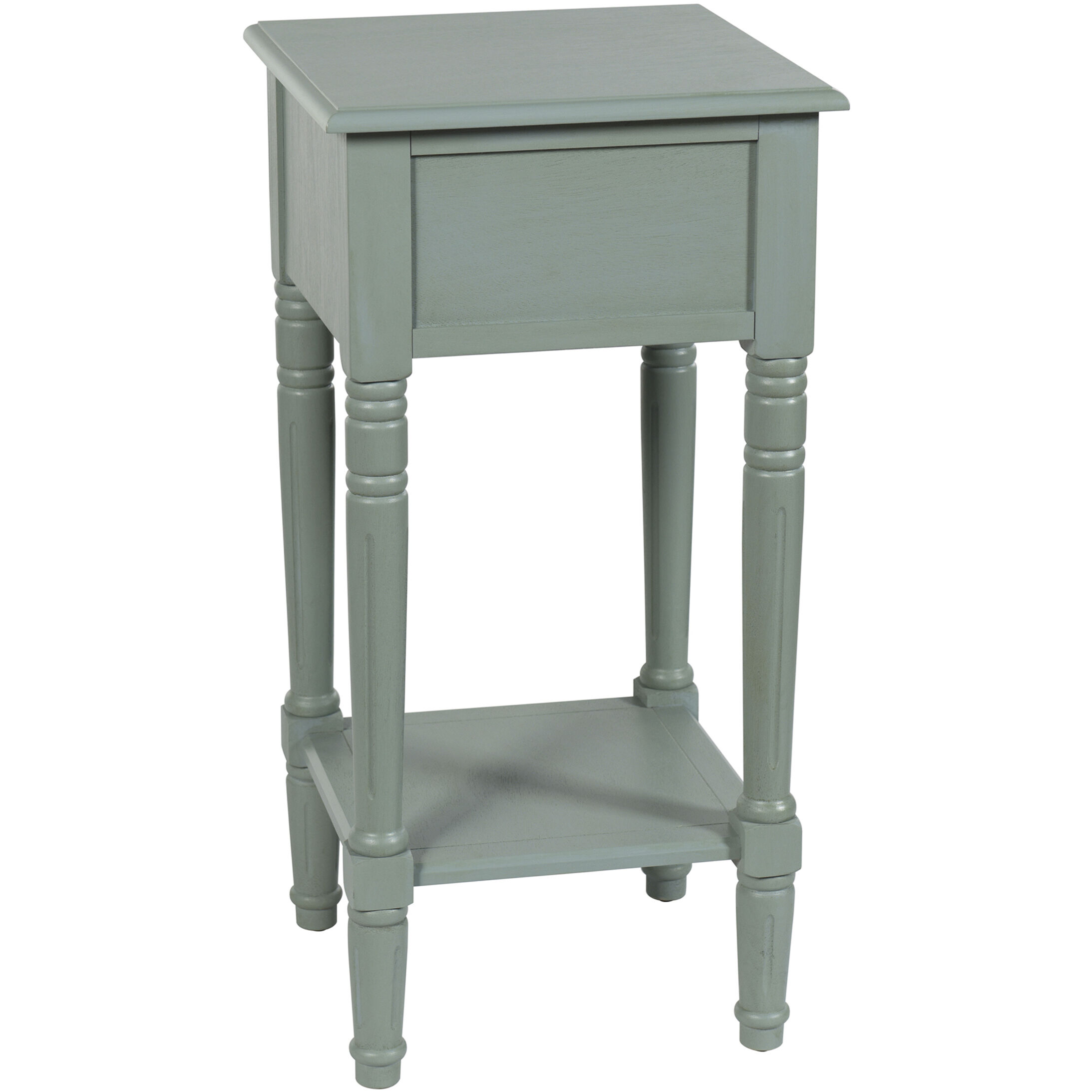 Hampton 28 X 14 inch Antique Ice Blue End/Side Table