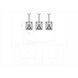 Sean Lavin Thornwood 3 Light 12 inch Washed Pine Pendant Ceiling Light
