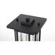 Melvale 1 Light 15.5 inch Black Outdoor Post Light
