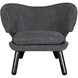 Valerie Charcoal Black Occasional Chair